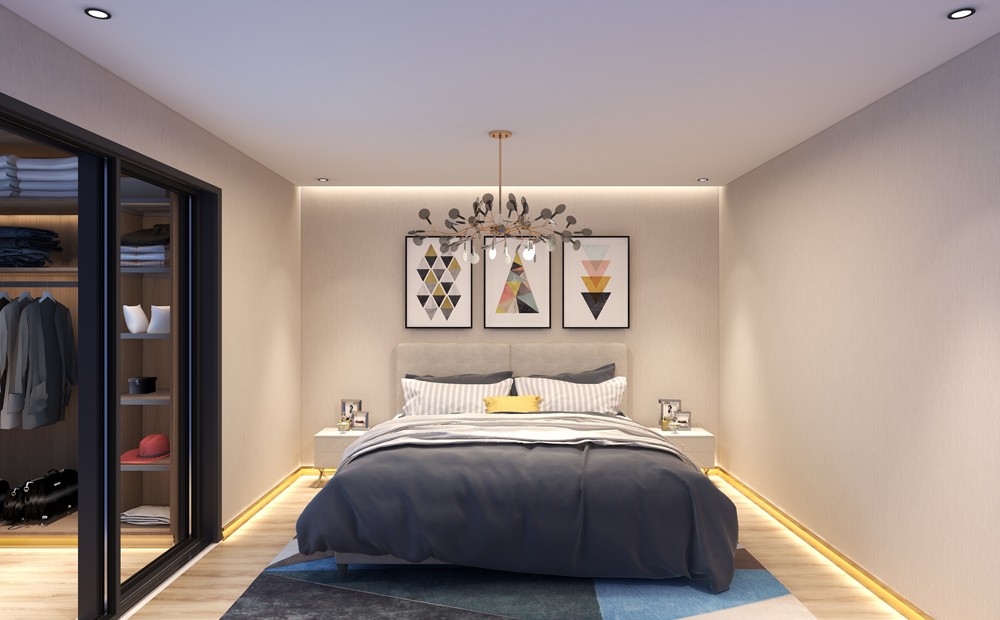 卧室目光所及,皆是柔情